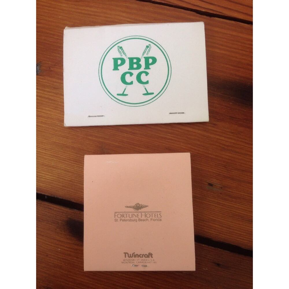 Vtg Pair Sewing Kits Palm Beach Country Club Fortune Hotels St Petersburg FL - Picture 2 of 5